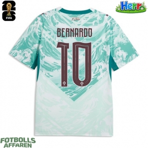 Portugal Bernardo Silva #10 Bortatröja VM 2026 Kortärmad